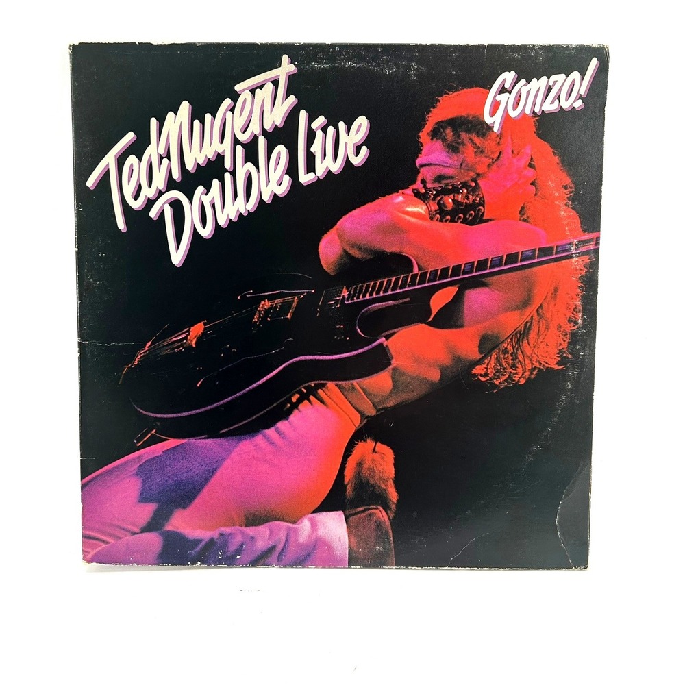Ted Nugent Double Live Gonzo! 1978 Vinyl 2LP Epic KE2 35069 Gatefold Hard Rock